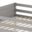 Lit mezzanine bas en bois avec échelle, l'échelle peut être placée à gauche ou à droite-329097010-329097012