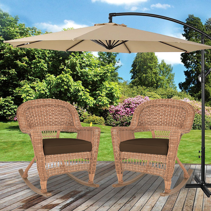 Raenesha Outdoor Chair, Honey, Brown