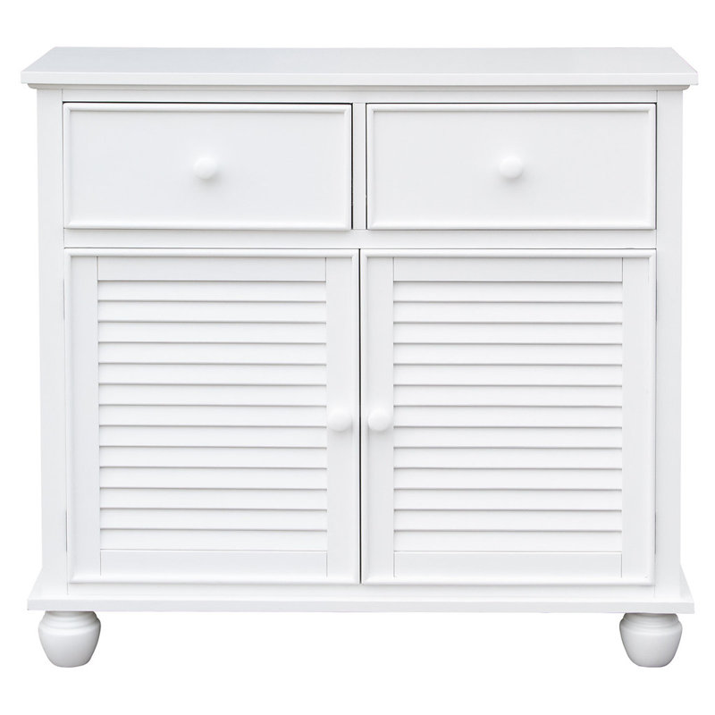 Nantucket Seery 2 Door Accent Cabinet, White
