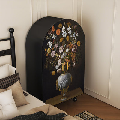 Armoire de rangement rétro de style français