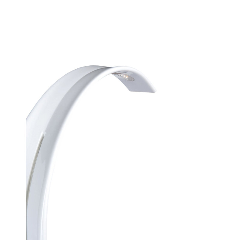 Taj LED Table Lamp, 12.6'' H X 12.2'' W X 3.74'' D, White