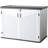 4.4 ft x 2.5 ft 900L Resin Horizontal Waterproof Garbage Shed