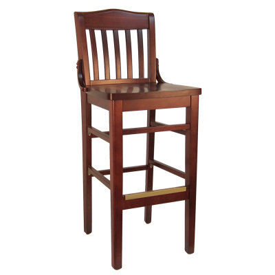 Solid Wood Counter Stool with Solid Wood Frame
