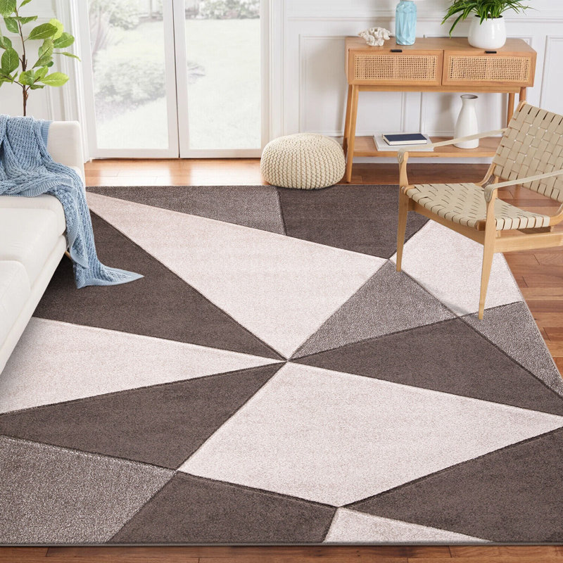 Asanta Geometric Area Rug, Rectangle 120 x 170cm