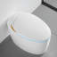 Bidet inclus: toilette intelligente, ouverture / fermeture automatique, capteur à pied, chasse d'eau siphonique, affichage à DEL, siège intégré pour ouvrir / fermer la salle de bain, capteur, séchoir à air chaud 1,28, mise à niveau-121599379