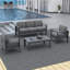 Rectangular Metal Outdoor Coffee Table , 109.2cm cm W 61cm cm D-597874508