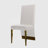 White Leather dining chairs-1602195997