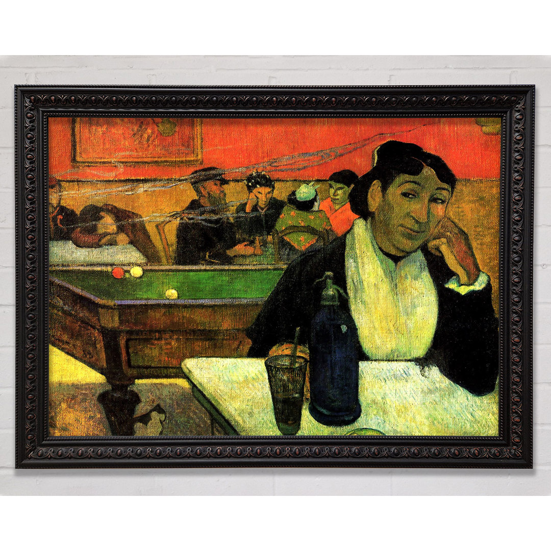 Gauguin Madame Ginoux im Cafe - Druck