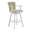 Tabouret de bar pivotant Hazel