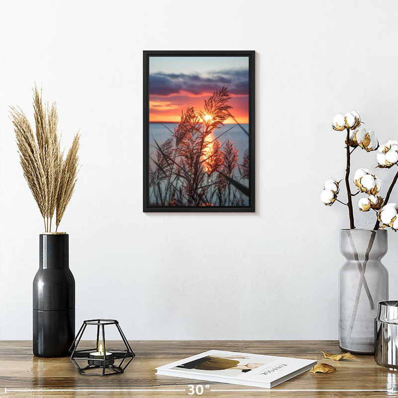 Exhilarated Potential, 9" X 13", Floating Frame Black