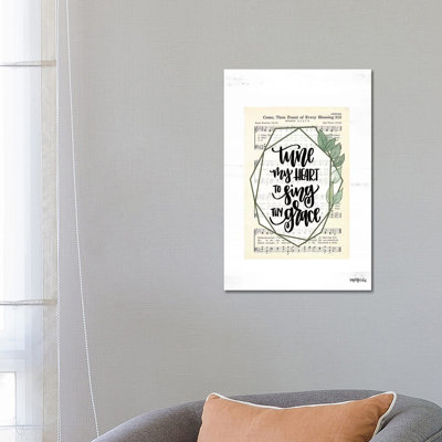 Tune My Heart II 1 Piece Wrapped Canvas Wall Art