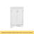 White Triangle Bathroom Storage Cabinet With Adjustable Shelves, Freestanding Floor Cabinet For Home Kitchen-1254954504