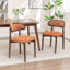 Chaise d'appoint rembourrée en bois massif-342170771