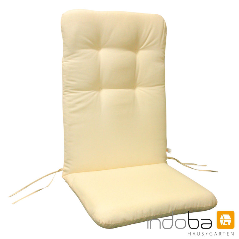 Afrin Garden Dining Chair Cushion, Cream