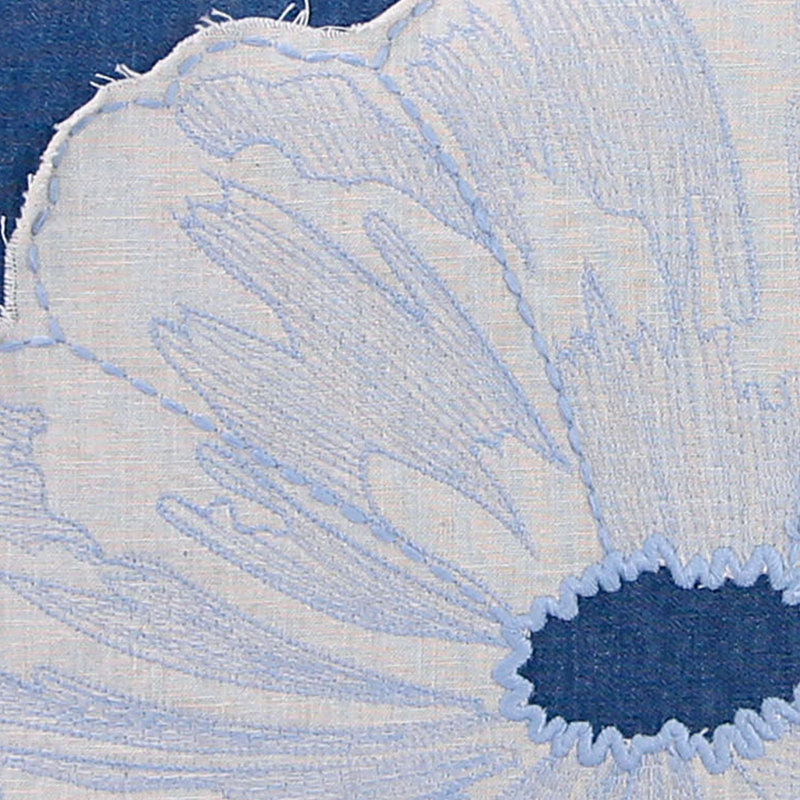 18" x 18" Indoor Throw Pillow, Poppy Denim