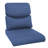 Carolina 22 x 25 inch Outdoor Cushion For High Back Chair, 4 inch Thick Outdoor Replacement Cushion, Patio Wicker Chair Cushion Set-101054796-108258318