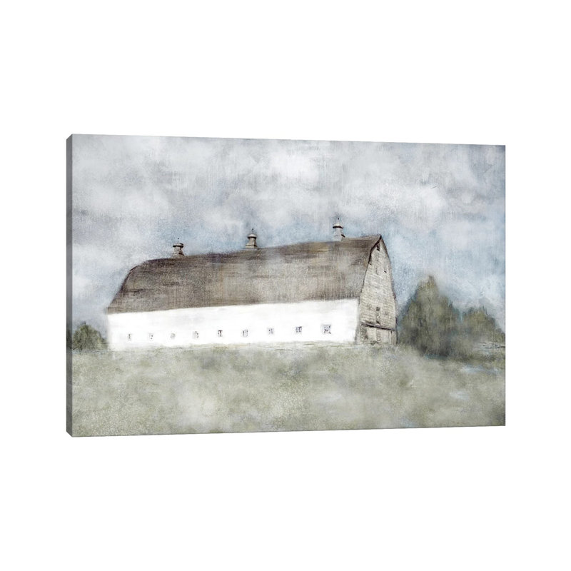 Prairie Barn by Katrina Jones - Wrapped Canvas Print, 20.32 cm H x 30.48 cm W