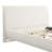 Arlo Modern Glam Upholstered Bed Frame with Thick Curved Headboard and Solid Wood Legs-125959313