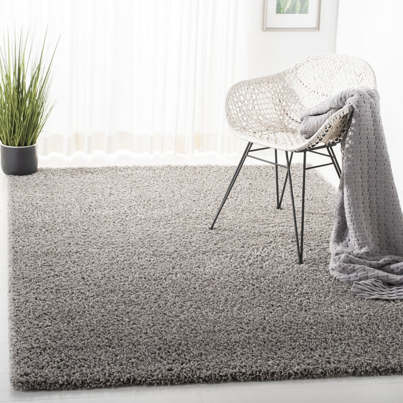 Barnabas Solid Colour Hand Woven Area Rug, Rectangle 122 x 183 cm