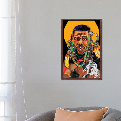 King Is Black - Print on Canvas