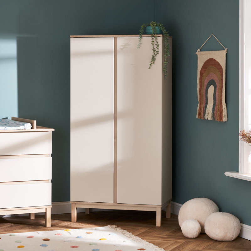Astrid Double Wardrobe, Cream