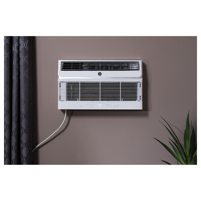 GE Appliances 12000 BTU Wi-Fi Connected Through The Wall Air Conditioner with Heater and Remote Included