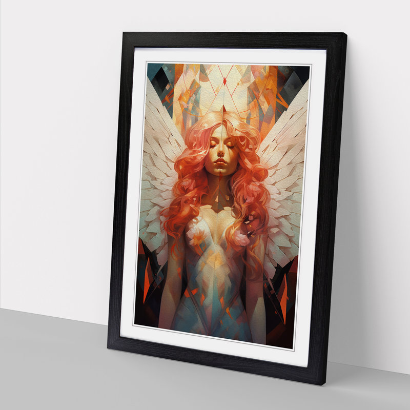 Single Picture Frame Print on Wood, Black Framed, 64cm H x 46cm W