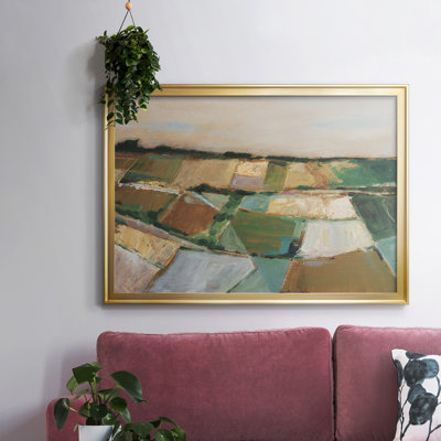 «Pastel Fields I», reproduction d'art sur toile