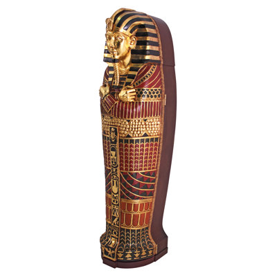 King Tutankhamen's Life Size Sarcophagus Cabinet Statue