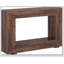 Console de 47 po en bois, canapé-lit long en bois étroit, console d'entrée de salon