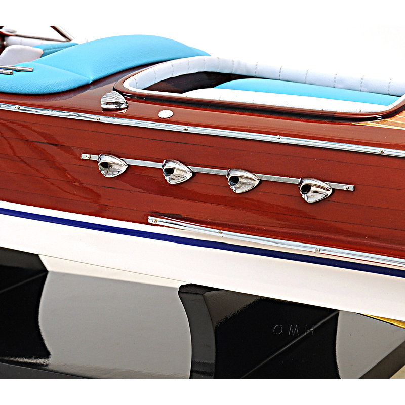 Bateau peint aquarama Riva