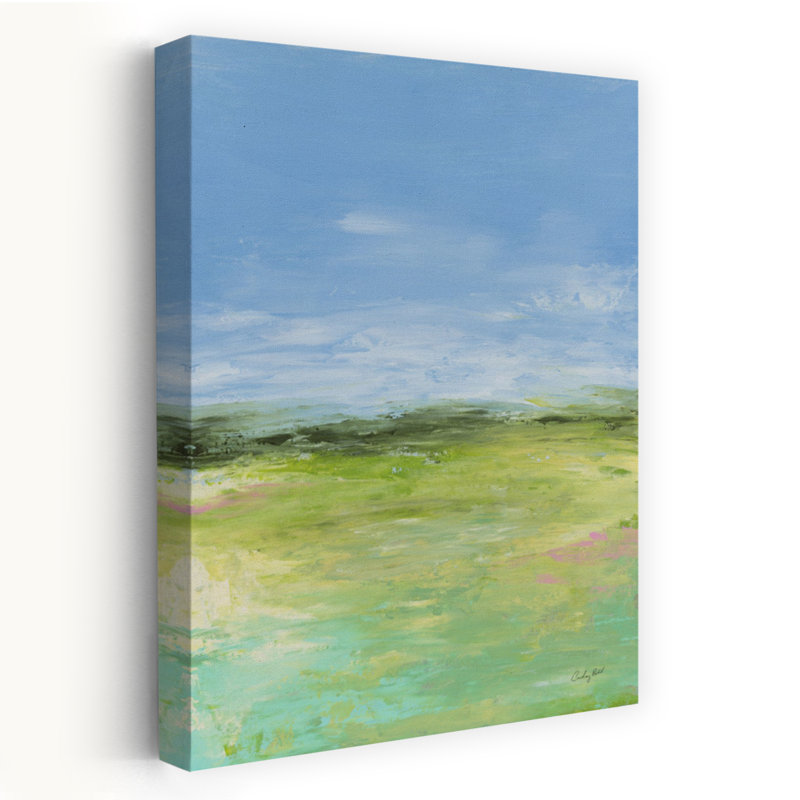Art contemporain, paysage contemporain abstrait, art naturel, H 36 po x l 24 po