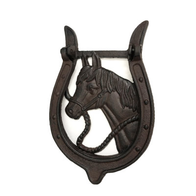 Porte-patin et porte-cheval en fonte