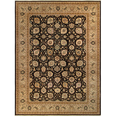 Ellory One-of-a-Kind 10'4" X 14' Wool Area Rug in Brown/Tan/Green/Rust