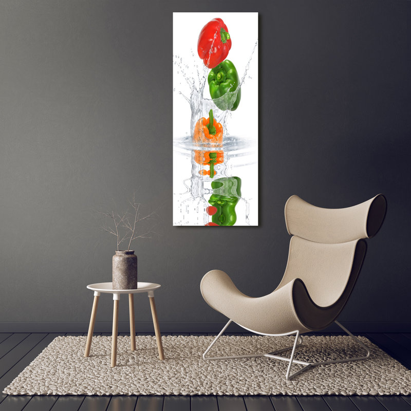 Peppers - Wrapped Canvas Print
