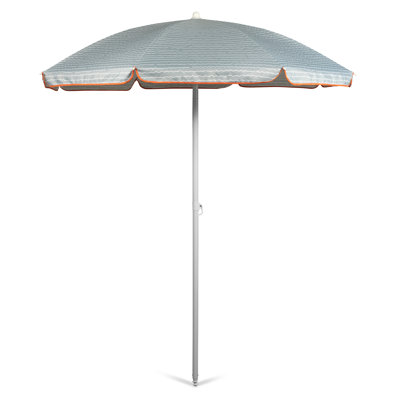 Chaise de plage avec parasol Edwin