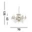 Bastia 6 - Light Candle Style Chandelier-99060198
