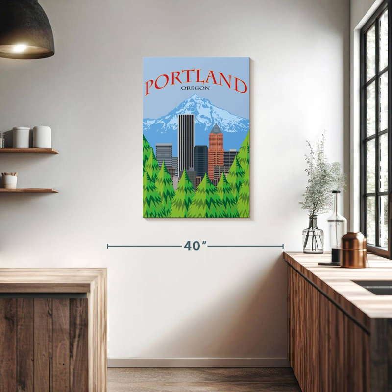 Sireci Portland Poster, 36" H x 24" W