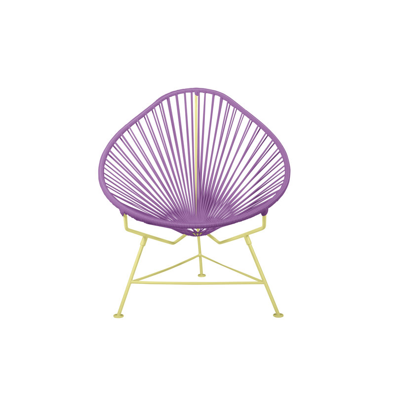 Chaise de jardin, Orchidée / jaune