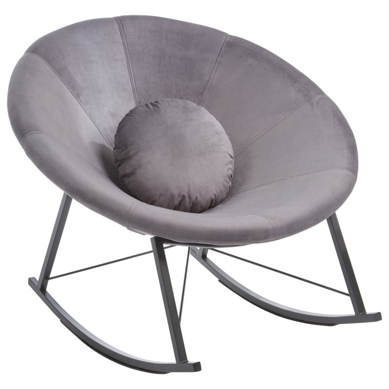 Frohna Rocking Chair, Grey