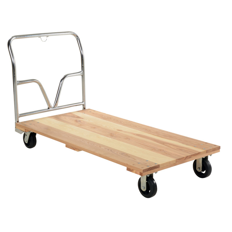 Chariot à plate-forme d'une capacité de 1 600 lb, H 56 po x l 27 po x P 36,63 po