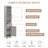 Tall Bathroom Cabinet, Freestanding Storage Cabinet With Drawer, MDF Board, Adjustable Shelves-1451312531