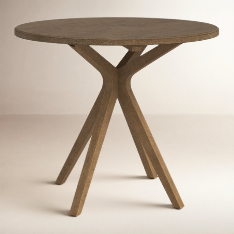 Mercier Round Solid Wood Dining Table