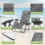 Chaises longues réglables à hauteur zéro détachables avec plateau et coussins d'appui-tête détachables pour terrasse pliable d'une capacité de 330 lb-1203142334