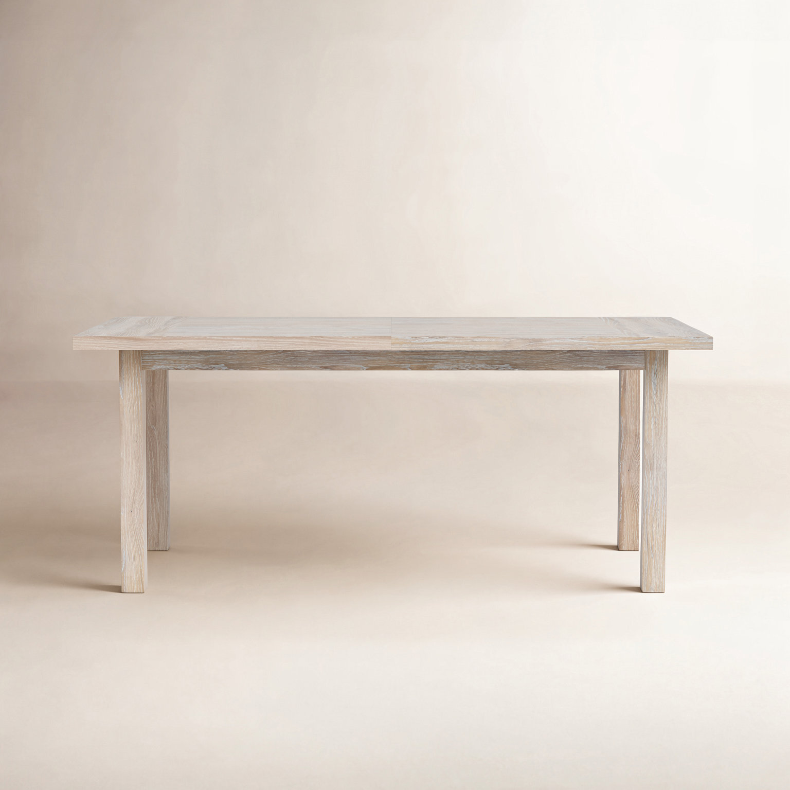 Lana 60" Extendable Oak Dining Table, Natural