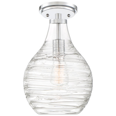 Plafonnier semi-encastré 1 lumière 8,75 po Marotta