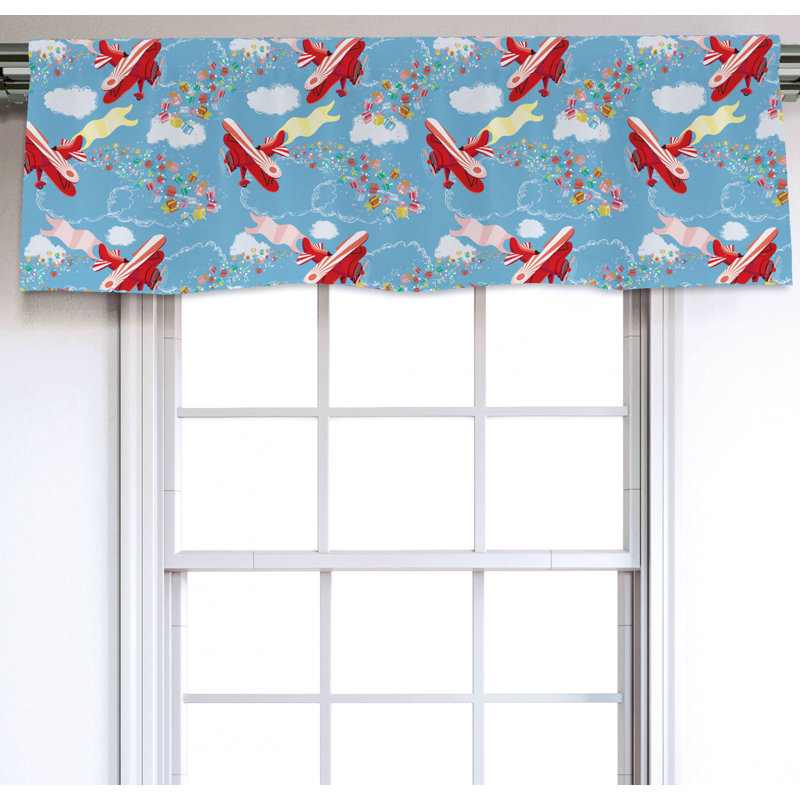 Sateen Ruffled Window Valance