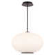 Illusion Single Light Glass Dimmable LED Pendant