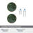 Oversized Accents 2" Diameter Circle Knob Multipack-93499093