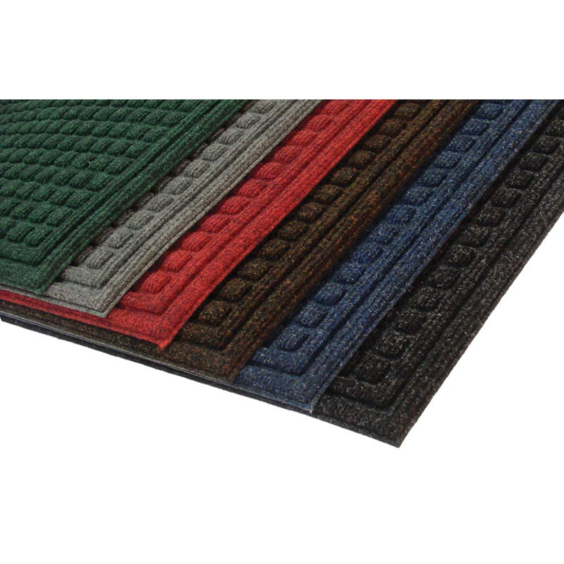 Radolija Non-Slip Polka Dots Indoor Doormat, Onyx, Rectangle 3' x 5'